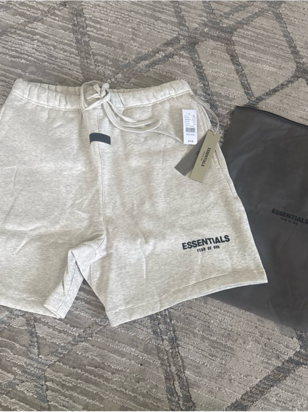 Fear of God ESSENTIALS Light Gray Athletic Shorts